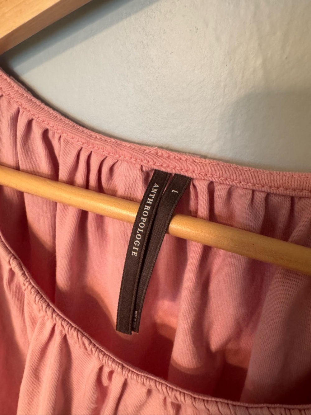 By Anthropologie Crop Bubble-Hem Tank Top in Frosted Tulip - Picture 5 of 5